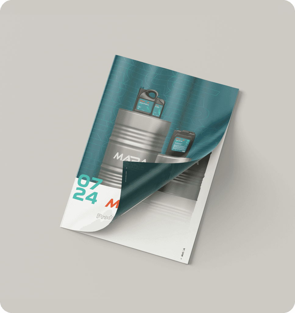 MARA – Katalog proizvoda pripremljen za tisak.