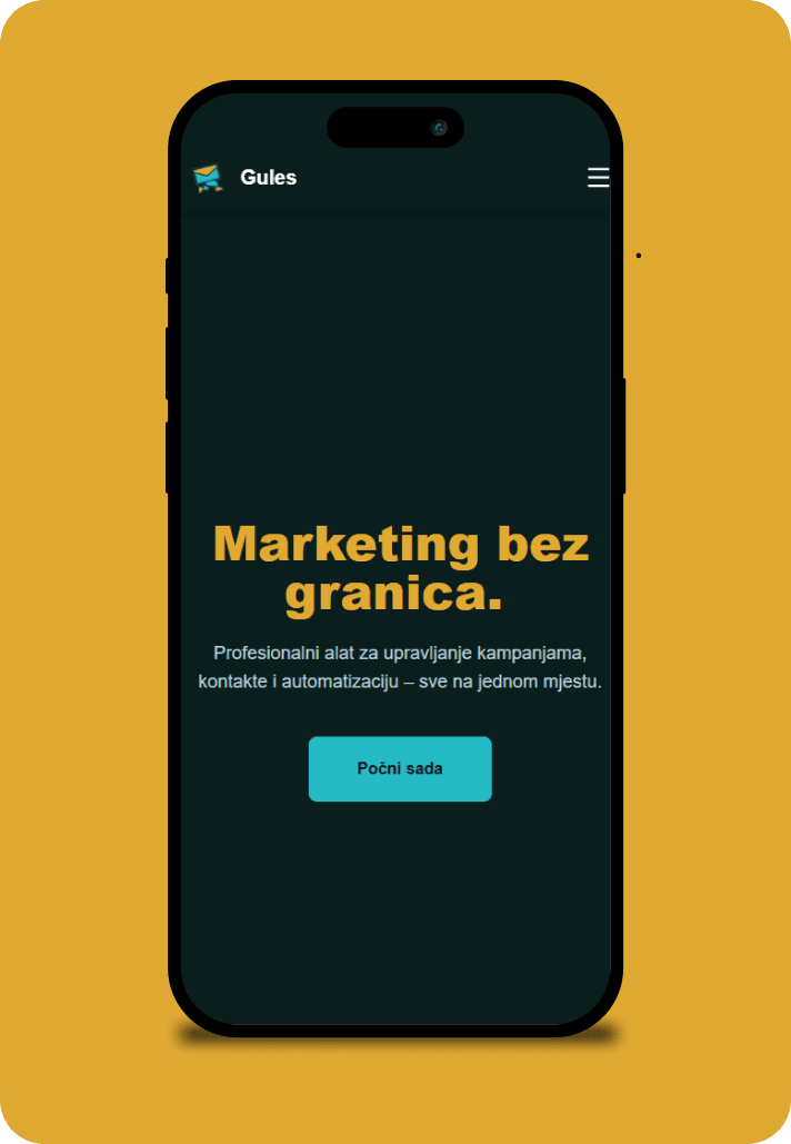 Marketing platforma – Sučelje za vođenje kampanja, kontakata i automatizacija na jednom mjestu.